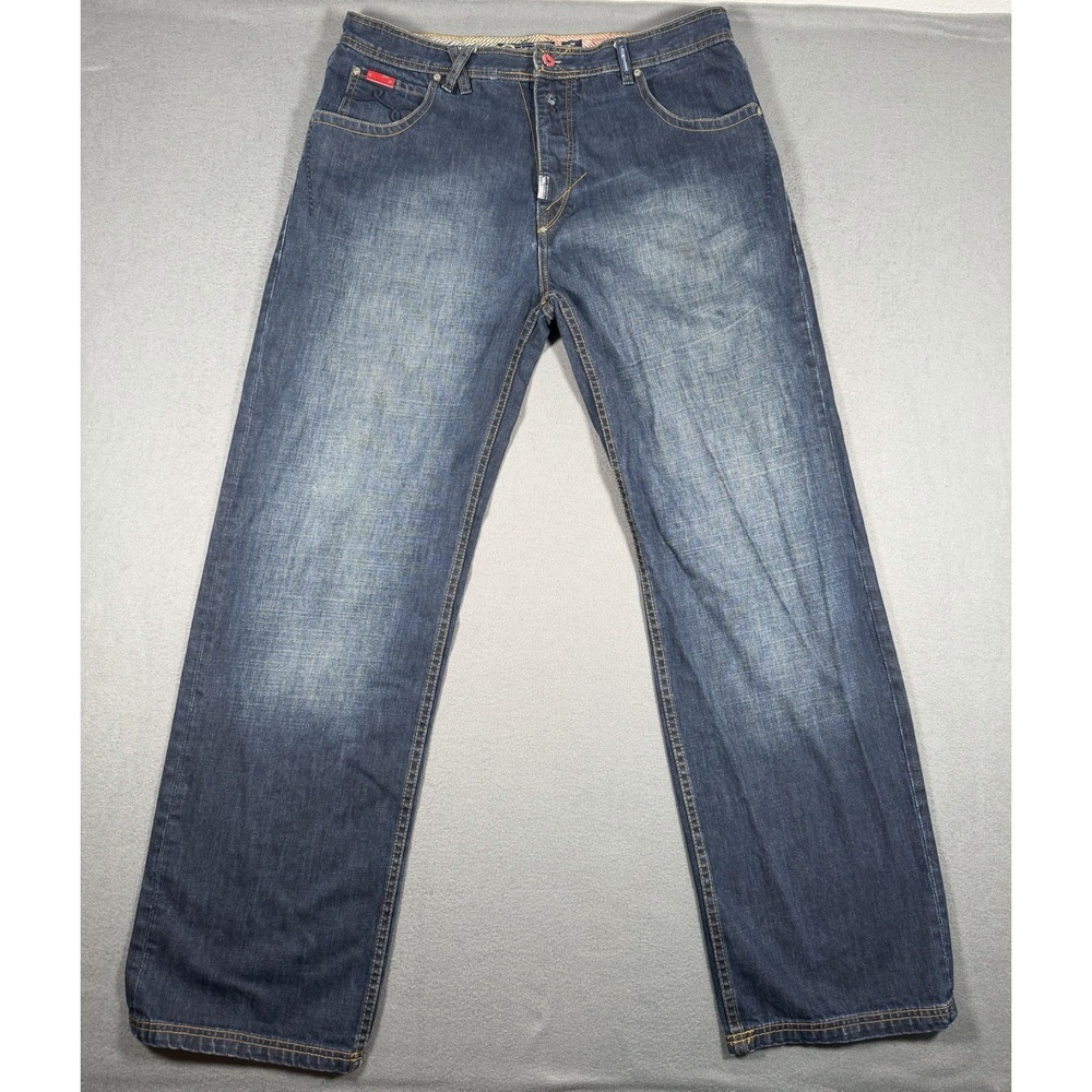 Vintage LRG Lifted Research Group Loose Fit Blue Jeans Mens 38x33 Y2K Skater